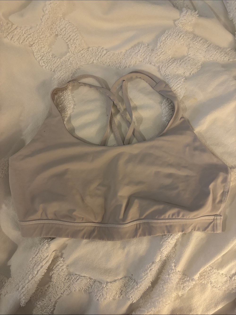 lululemon athletica Strappy Back Nude-Beige Sports Bra